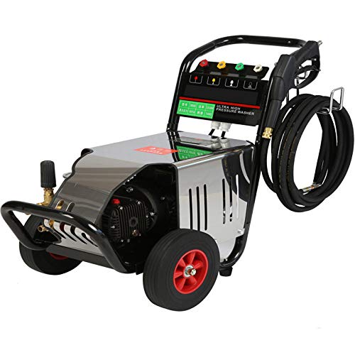 SSLL Hidrolimpiadora De Alta Presión para Exteriores Hogar/Negocio Utilizar Alta Potencia Motor De Cobre Electrica Hidrolimpiadora De Alta Presión, para Coche, Jardín, Herramientas …,10000WThreePhase