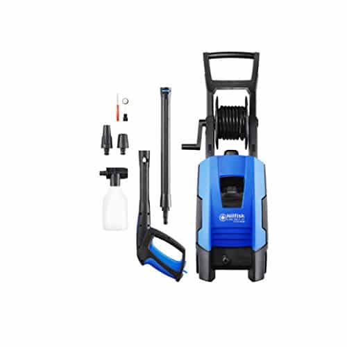 Nilfisk Hidrolimpiadora C 125 bar con motor de inducción, limpiadora de agua a presión para hogar, exteriores y limpieza de coches, azul